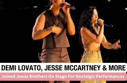 The Jonas Brothers kicked off their 2025 'JONAS20: Greetings From Your Hometown' Tour on 10 August with an epic show for 80,000 fans at MetLife Stadium in East Rutherford, New Jersey. ✨ They brought out surprise guests including Switchfoot, Jesse McCartney, Dean Lewis and Demi Lovato, while The All-American Rejects set the mood as the opening act. 😍 Demi Lovato joined them toward the end for "This Is Me" and "Wouldn’t Change a Thing" from 'Camp Rock', with the entire stadium singing along. Earl