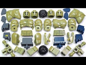 LEGO The Avengers Hulk VS The Incredible Hulk Unofficial Lego Big Figures AF344 AF347