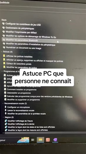 29K views · 203 reactions | Une astuce ⚠️pour regrouper tous les paramètres Windows dans un seul dossier | Astuces | Facebook