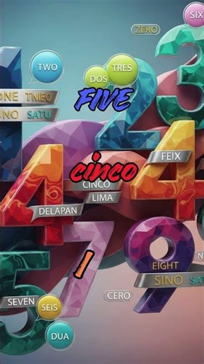 "Can you count in 3 languages? 😲 English, Portuguese & Indonesian!"