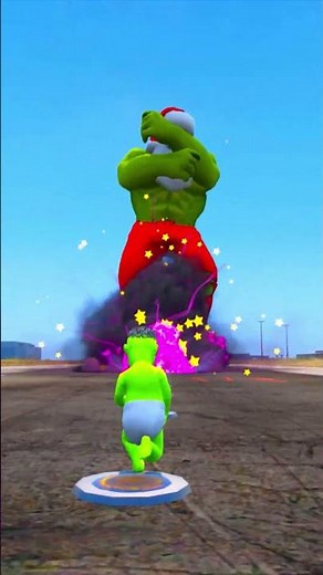 GTA 5 : "Hulk's dad became big - "El papá de Hulk se hizo grande." || #shorts #shortsviral #gta5 ||