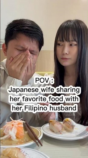 POV: Japanese wife sharing her favorite food with her Filipino husband 🇯🇵🇵🇭
