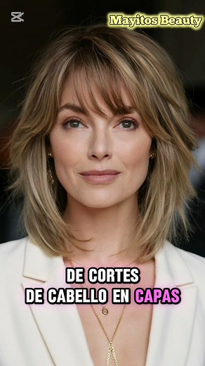 Cortes Media Melena en CAPAS para Rostro Redondo💇‍♀️Hermosas Ideas👌#MayitosBeauty #cortesdecabello #cortecurtofeminino | Mayitos Beauty