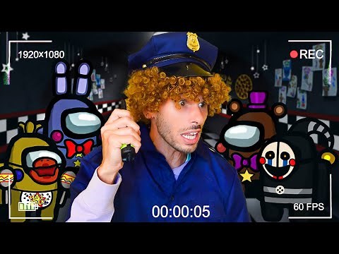 If Five Nights at Freddy's was in Among Us (Living With Siblings)