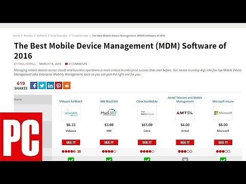 The Best Mobile Device Management (MDM) Software of 2016