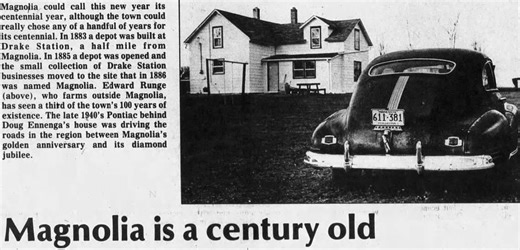 Today in History: Magnolia celebrates its centennial