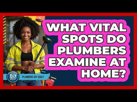 What Vital Spots Do Plumbers Examine at Home?