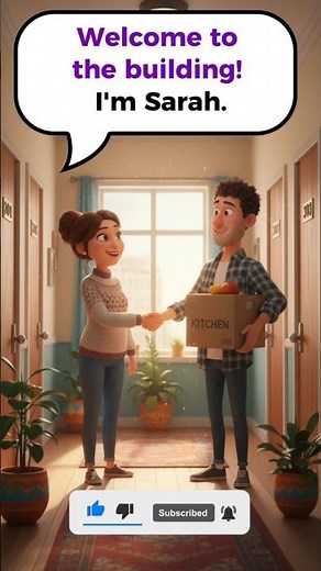 🙋‍♀️ A Simple Chat with a New Neighbor | English Conversations