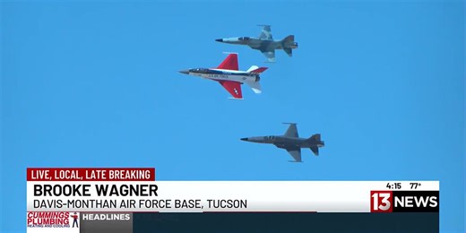 Hearing more jets in Tucson skies? It’s the Air Force Heritage Flight at D-M