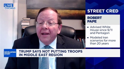 Iran ground war risks 'true economic crisis', says security expert Robert Pape