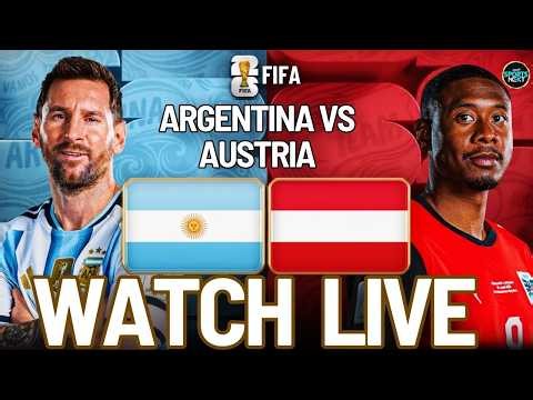 LIVE: Argentina vs. Austria | FIFA World Cup 2026 | LIVE MATCH | Lionel Messi | SportsNext