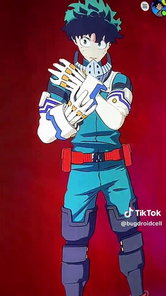 Deku from My Hero Academia in Fortnite Gameplay