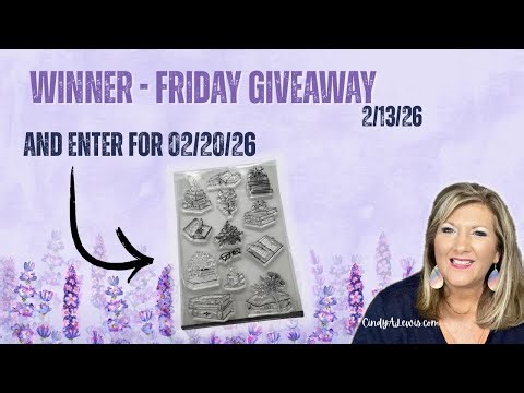 Winner announced for the Friday 2/13/26 Giveaway! Enter my February Giveaway for 02/20/26