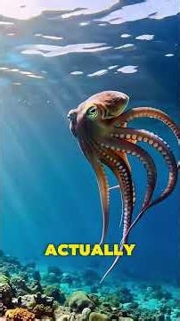 The Ocean's Real-Life Alien (9 BRAINS!) 🐙👽 #octopus #oceanlife #animalfacts