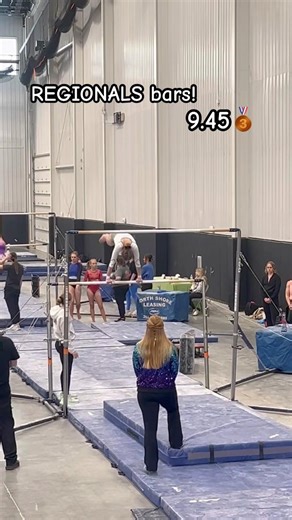 Excel gold bar routine at regionals!#competition #gold