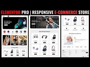 Master ELEMENTOR PRO: Build a Custom HEADPHONE E-COMMERCE Store on WordPress 2025🔥🔥
