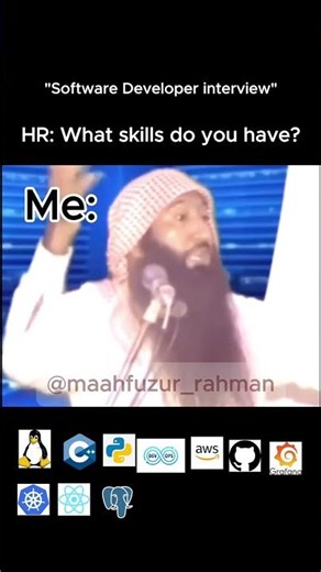 Software developer Interviews be like: #softwaredeveloper #intervew #job #trending #coding #tech