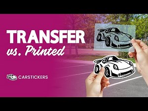 The Difference between Printed Stickers vs. Transfer Stickers