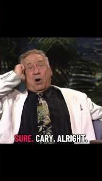 Mel Brooks tells hilarious story about Cary Grant to Johnny Carson