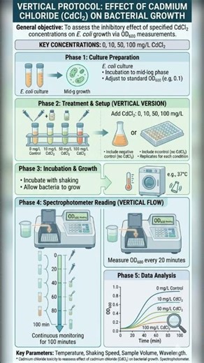 Methodology for monitoring bacterial growth under heavy metal concentrations ‪@NEXTGENShikshaAcademy‬
