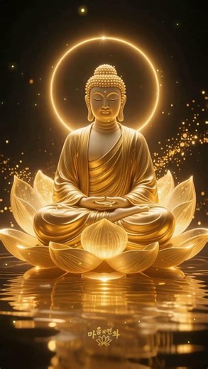 황금빛 자비로움 #부처님 #관음정진 #불교 #평온 #마음수행