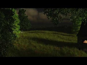 Calm Before the Storm Ambience | Deep Rolling Thunder in Distance | Warm, Balmy and Windy | 1 HOUR