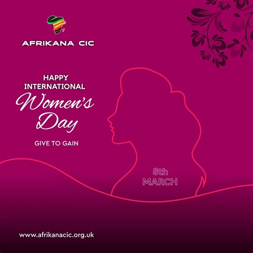 Happy International Women's Day 2026 Today we celebrate the strength, resilience, and brilliance of women everywhere. 💜 The International Women’s Day 2026 theme, Give to Gain, reminds us that when we invest in women through opportunity, support, knowledge, and leadership, we build stronger families, thriving communities, and a more inclusive future. At Afrikana CIC, we are marking this day by reaffirming our commitment to supporting and uplifting women so they can grow, lead, and thrive. When w