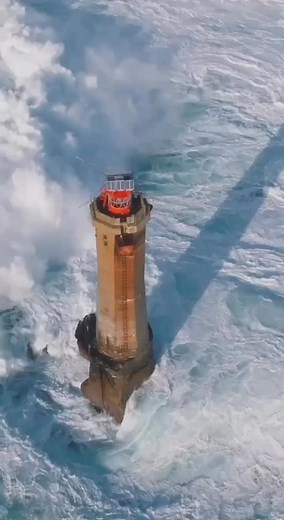 Nividic Lighthouse (Phare de Nividic), Ouessant Island, France. -AsriKhalid | Irranun peace