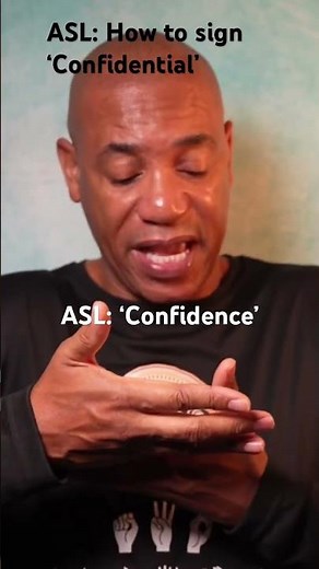 How to sign ‘Confident(ce) in American Sign Language
