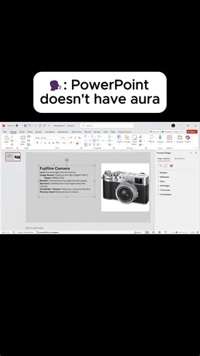 Who said ppt doesn’t have aura?!🤍 #presentation #powerpoint #باوربوينت