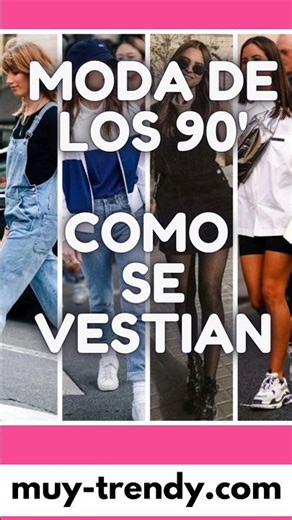 Cómo se vestían en los 90 #noventas #lookretro #moda90 #retro #vintage #tendenciasmoda