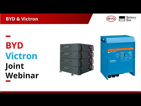 BYD Flex Webinar with Victron, Nov. 4, 2021
