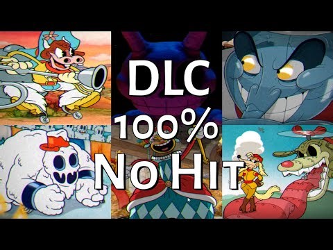 Cuphead DLC -100% No Hit Run. (Boss fights + Chess fights + Cursed relic quest)