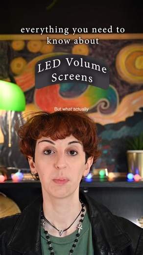 Ellie // Per Tempus Films on Instagram: "Cinematography 101: LED Volume Screens These screens are made up of small LED panels and make virtual production much easier after many decades of working with green screens. >> visit the link in my bio for my cinematography guidebook #Filmmaking #Cinematography #FilmSchool #DirectorOfPhotography #LEDVolume"