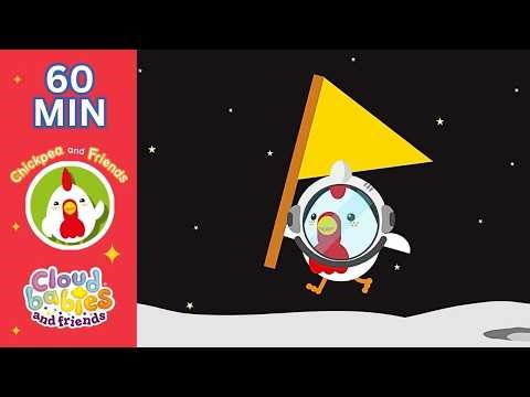 Trip to the Moon & Space Adventures | Chickpea & Friends | Cloudbabies & Friends