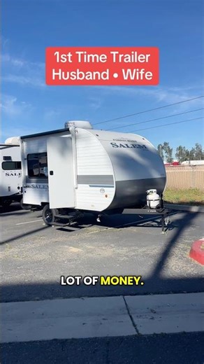 Let’s get you and your wife #camping !! #rv #traveltrailer
