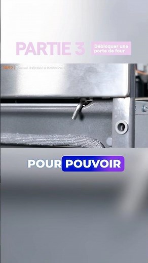 Dernière étape : on remonte le verrou de la porte du four ! 🔩 #RemontageFour