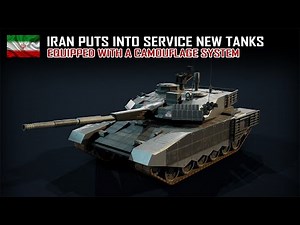 Iran Puts Into Service New Upgraded Combat Tank Dubbed Karrar, Equipped With A Camouflage System