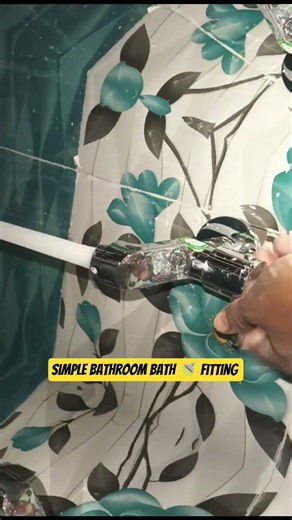 Simple Bathroom Bath 🚿 Fitting #bathroom #bathroomfittings #plumber #plumbing #plumberlife #shorts