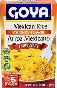 Goya Foods Instant Mexican Rice, Chicken Flavor, 6 Ounce