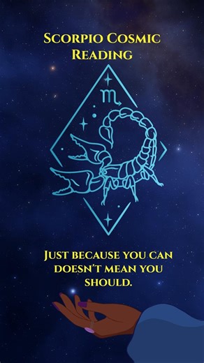 Scorpio | The Cosmic Blueprint. ✨