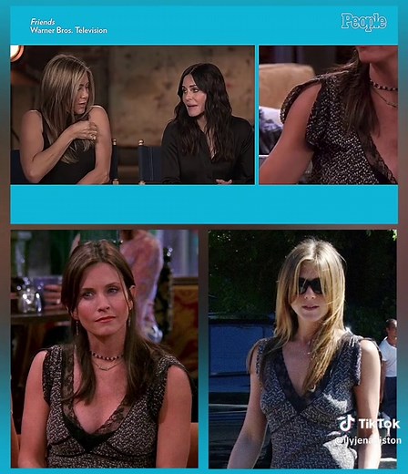 Jennifer Aniston Takes Monica's Iconic Dress