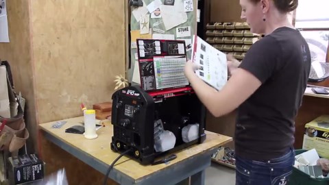 First-time welder builds a plywood rack