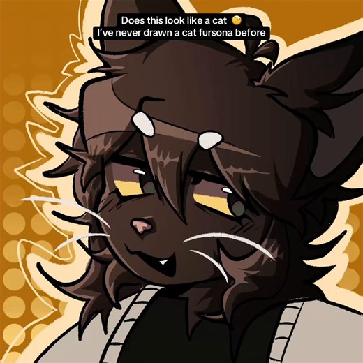 Testing My First Cat Fursona Art