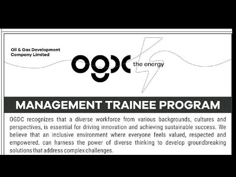 OGDCL Jobs 2026 | Management Trainee Program | Eligibility, Apply Process & Last Date