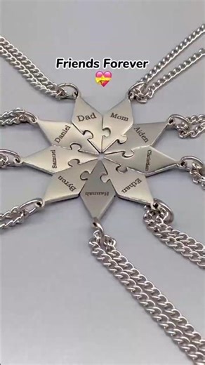 Link in Bio!😘 Cute Necklace Gift for BFFs/Best Friends, Friendship. #short #bff #gift #bestfriend