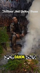 This is a traditional method of preserving meat through smoking. The meat is hung above a low fire, allowing gentle heat and natural smoke to slowly dry it. This process enhances flavor, prevents spoilage, and has been used for generations without modern equipment.🥩 #TraditionalCooking #MeatSmoking #FoodPreservation #AncientTechniques #CulturalTraditions #NaturalCooking #highlightseveryonefollowers2025 #viewersfriendsfollowersnonfollowers | Obera Vlog