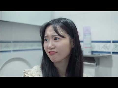 Korean lady smelly bubbleguts diarrhea in bathroom