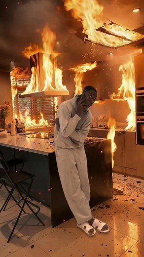 Khaby Lame Hilariously Reacts to Firefighter Fail