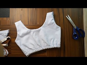 30 & 32 Bust Sports Bra Cutting and Stitching | 30 & 32 बस्ट स्पोर्ट्स ब्रा